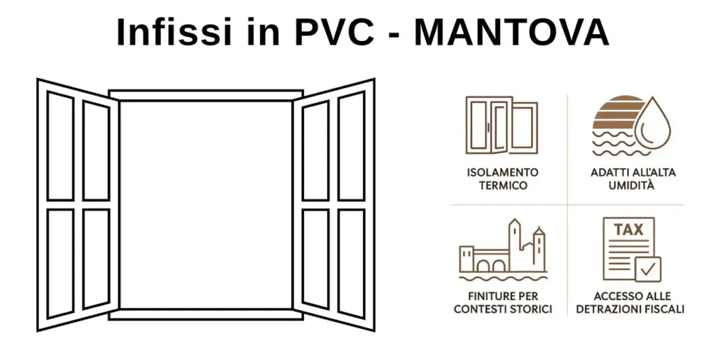 Infissi in PVC a MANTOVA